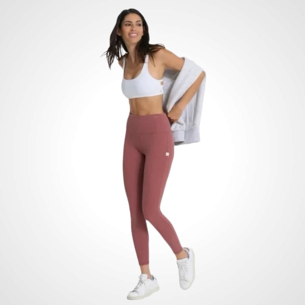 Vuori Bayview Thermal Terracotta Waffle Leggings
